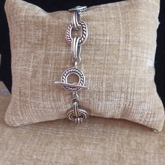 Studio Barse 925 Silver And Turquoise Bracelet - Picture 6 of 8